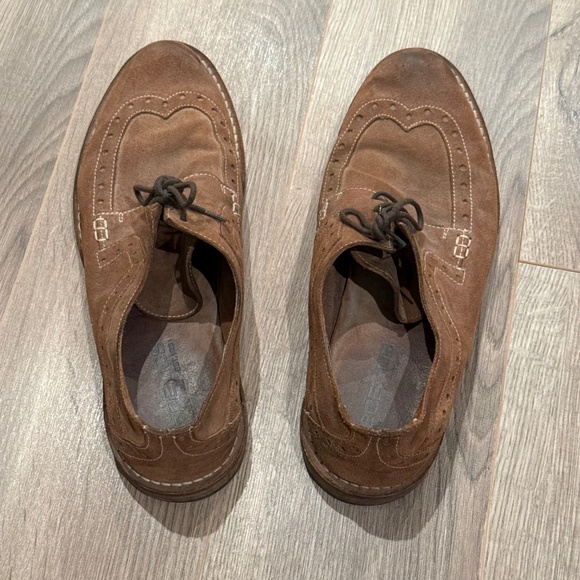 Men's Boemos brown suede brogues, size 11 - Picture 3 of 7